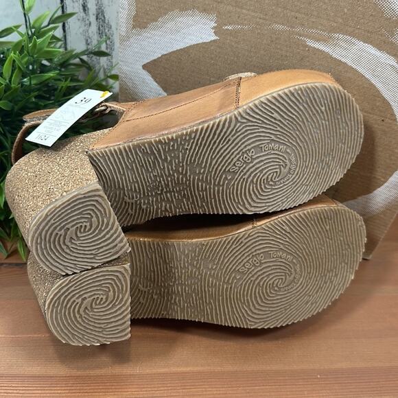 Sergio Tomani Pluma Leather Heeled Sandals Size 39 - Picture 11 of 12